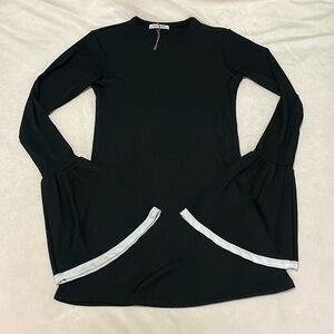 Zara Black and White Set Flare Size S